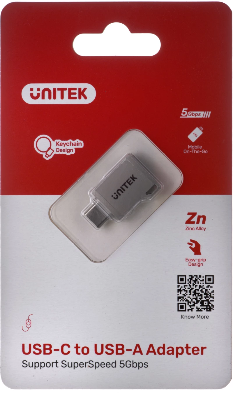 UNITEK ADAPTER USB-C-USB-A 3.1 GEN1, M/F, A1025GNI