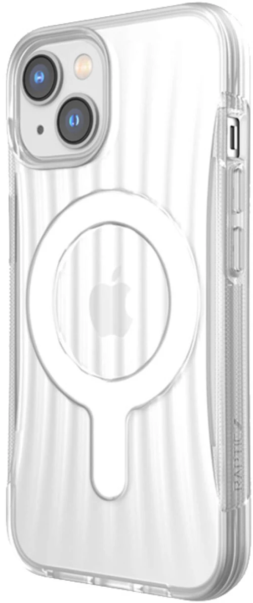 X-Doria Raptic Clutch MagSafe - Biodegradable case for iPhone 14 (Drop-Tested 3m) (Clear)