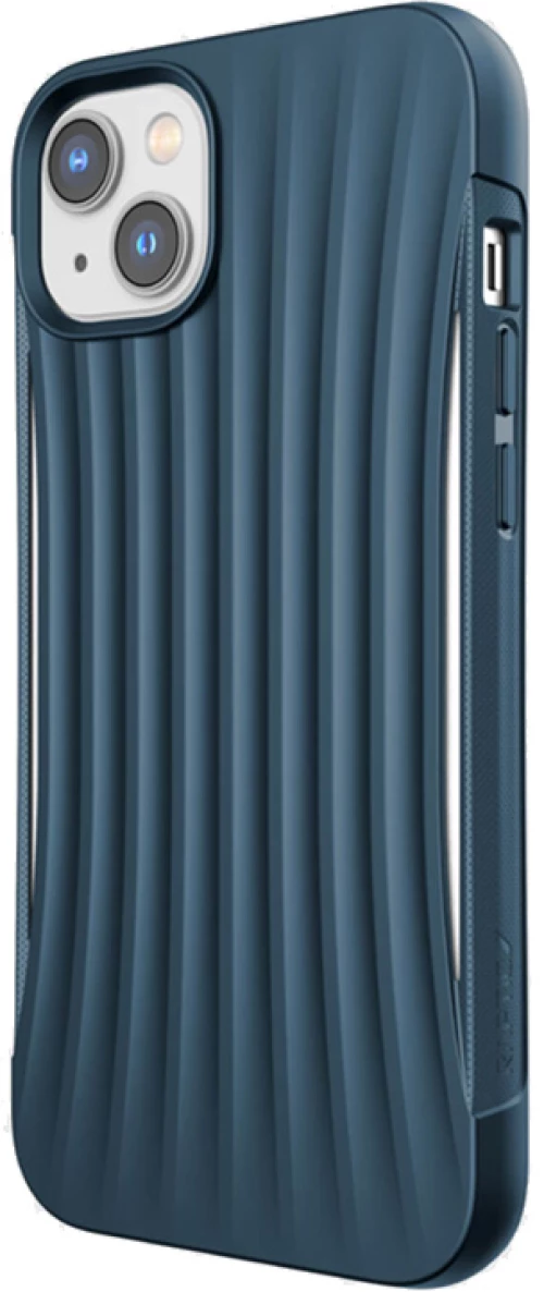 X-Doria Raptic Clutch - Biodegradable case for iPhone 14 Plus (Drop-Tested 3m) (Blue)