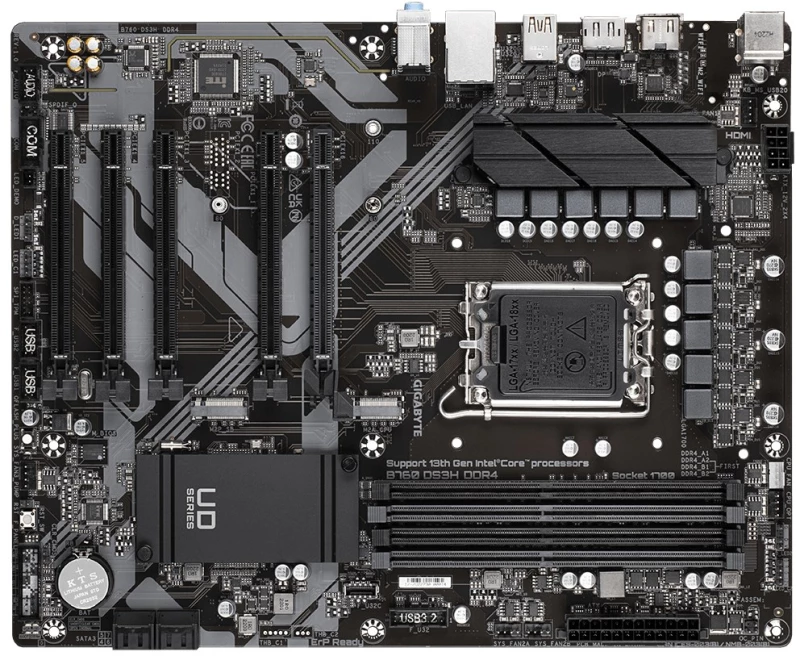 Gigabyte B760 DS3H DDR4 motherboard Intel B760 Express LGA 1700 ATX