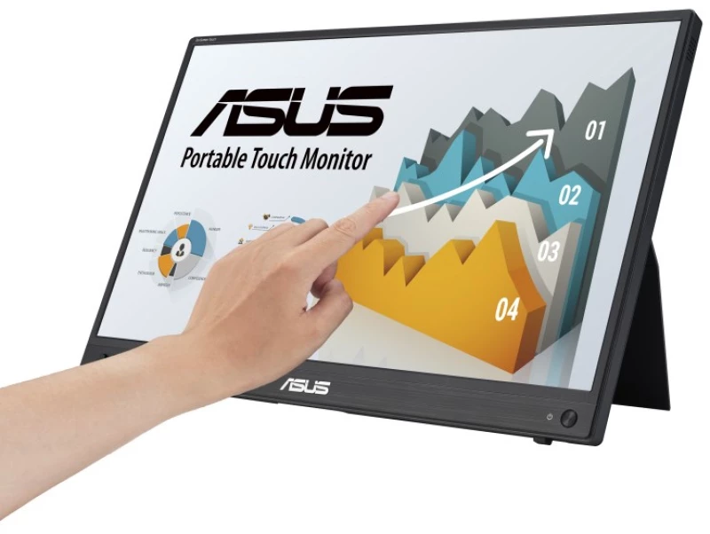 ASUS ZenScreen MB16AHT 39.6 cm (15.6") 1920 x 1080 pixels Full HD Touchscreen Black