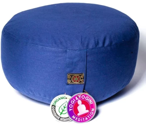Μαξιλάρι Διαλογισμού Meditation Cushion Slate Blue Organic Cotton 33Χ17