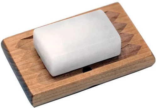 Χειροποίητη Ξύλινη Βάση Σαπουνιού Wellness Wood Soap Holder