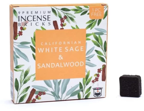 Αρωματικά Τουβλάκια Θυμιάματος από Φασκόμηλο & Σανταλόξυλο Sage Sandalwood Bricks