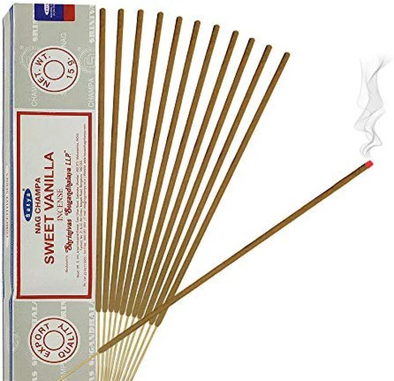 Αρωματικά Στικ Satya με άρωμα Βανίλια Sweet Vanilla Incense Sticks 15g
