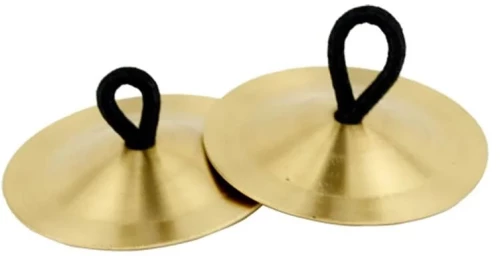 Κύμβαλα δαχτύλων σετ των 2 Finger Cymbals Set Διάμετρος 5.5cm