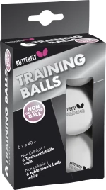 ΜΠΑΛΑΚΙΑ PING PONG BUTTERFLY TRAINING 6TMX ΛΕΥΚΑ 85140