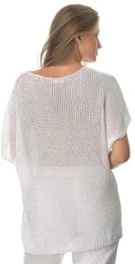 Μπλούζα Γυναικεία V Sweater  Άσπρη