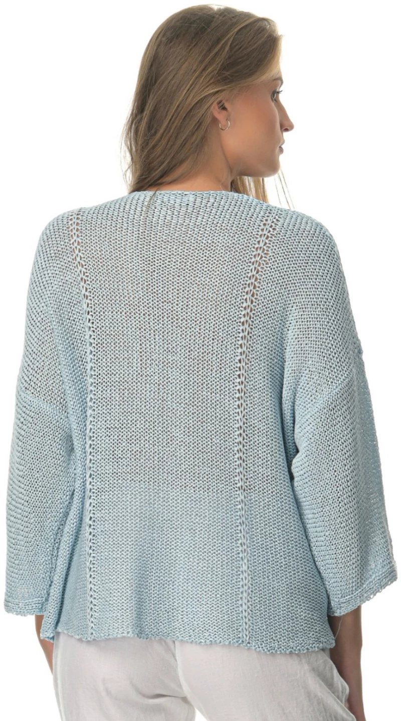 Ζακέτα Γυναικεία Πλεκτή Light Blue