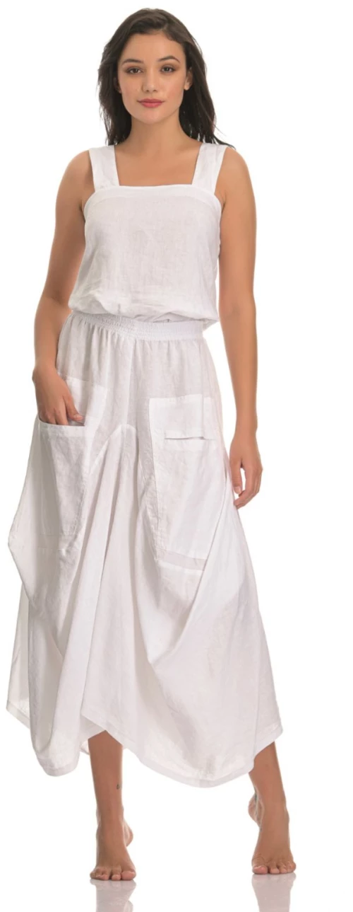 Φούστα Pocket White