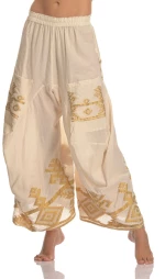 Παντελόνα Γυναικεία Boho Champane-Gold