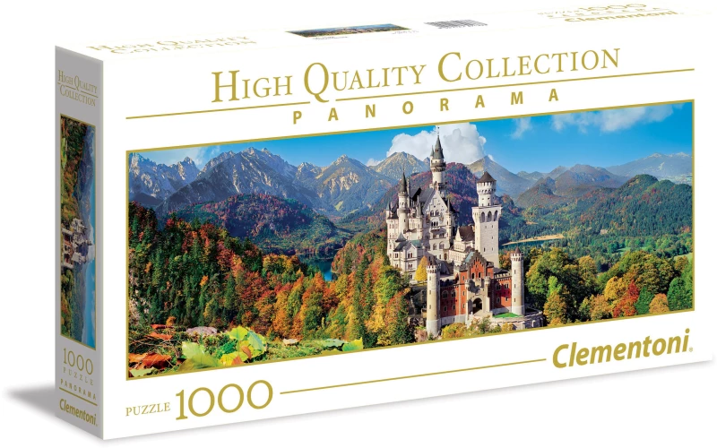 Clementoni Παζλ Panorama High Quality Collection Κάστρο Neuschwanstein 1000 τμχ
