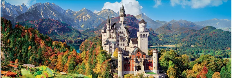 Clementoni Παζλ Panorama High Quality Collection Κάστρο Neuschwanstein 1000 τμχ