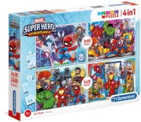 Clementoni Παιδικό Παζλ Super Color Marvel Superhero 2x20 + 2x60 τμχ