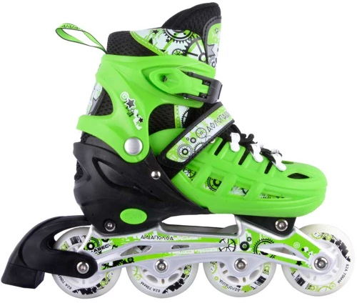 Αυξομειούμενα Inline Skates Αθλοπαιδιά, Πράσινα