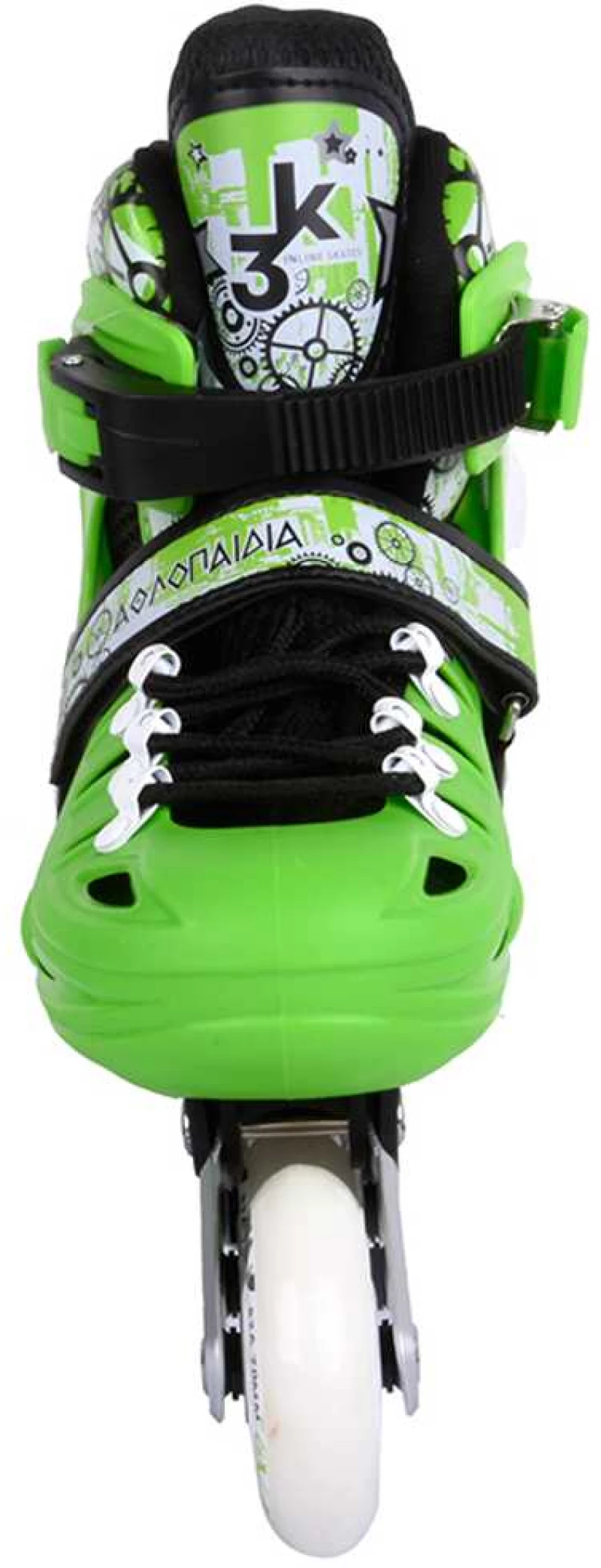 Αυξομειούμενα Inline Skates Αθλοπαιδιά, Πράσινα