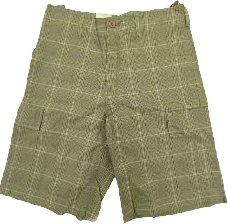 Βερμούδα ανδρική Carhartt Carrier Bermuda Cotton Poplin Pagod Check Beige