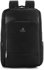ΑΝΔΡΙΚΟ ΣΑΚΙΔΙΟ ΠΛΑΤΗΣ BEVERLY HILLS POLO CLUB BH-8464 ΜΑΥΡΟ ΜΕ USB