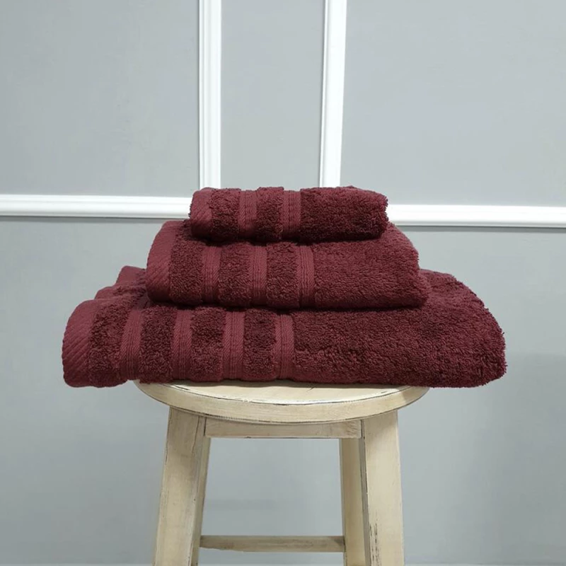 Πετσέτα Χεριών 30x50cm Βαμβακερή Premium 600gsm Joli Μπορντώ