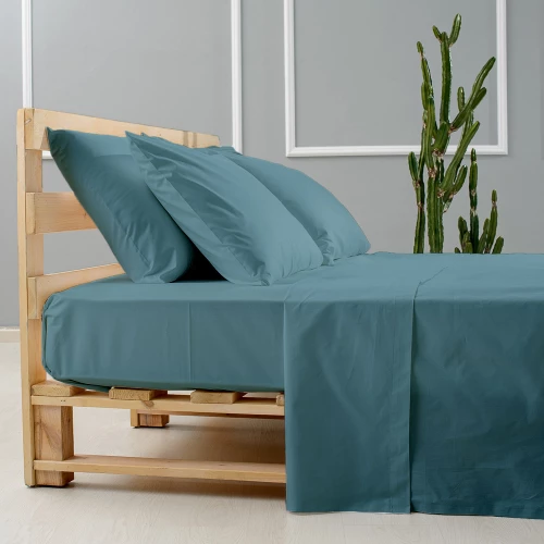 Σεντόνι king size 240x270cm Otto Almas Minimal Μπλε