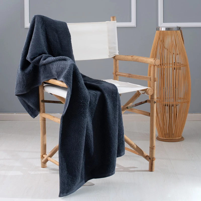 Ξενοδοχειακή Πετσέτα Πισίνας Vat Dyed 600gr 80x200cm Joli Ανθρακί