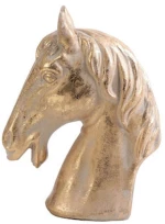 Κεφάλι αλόγου χρυσό κεραμικό 15x7,5x19cm Espiel ERT308K4