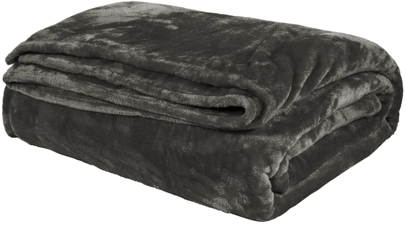 Κουβέρτα  βελούδινη διπλή 220x240cm deluxe Joli 3800gr Γκρι