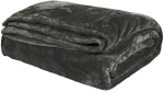 Κουβέρτα  βελούδινη διπλή 220x240cm deluxe Joli 3800gr Γκρι