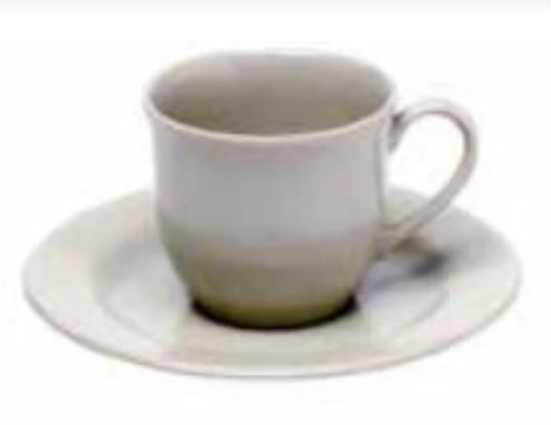 Φλυτζάνια espresso με πιατάκι γκρι 6x7cm σετ 6 τεμ. Espiel SNG1032K6
