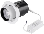 GloboStar VIRGO-B 60311 Χωνευτό LED Spot Downlight Φ13.5cm 20W 36° Στρογγ. - Λευκό - Θερμό 2700K