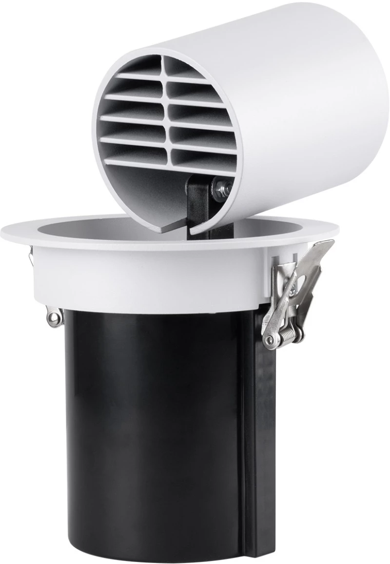 GloboStar VIRGO-B 60311 Χωνευτό LED Spot Downlight Φ13.5cm 20W 36° Στρογγ. - Λευκό - Θερμό 2700K
