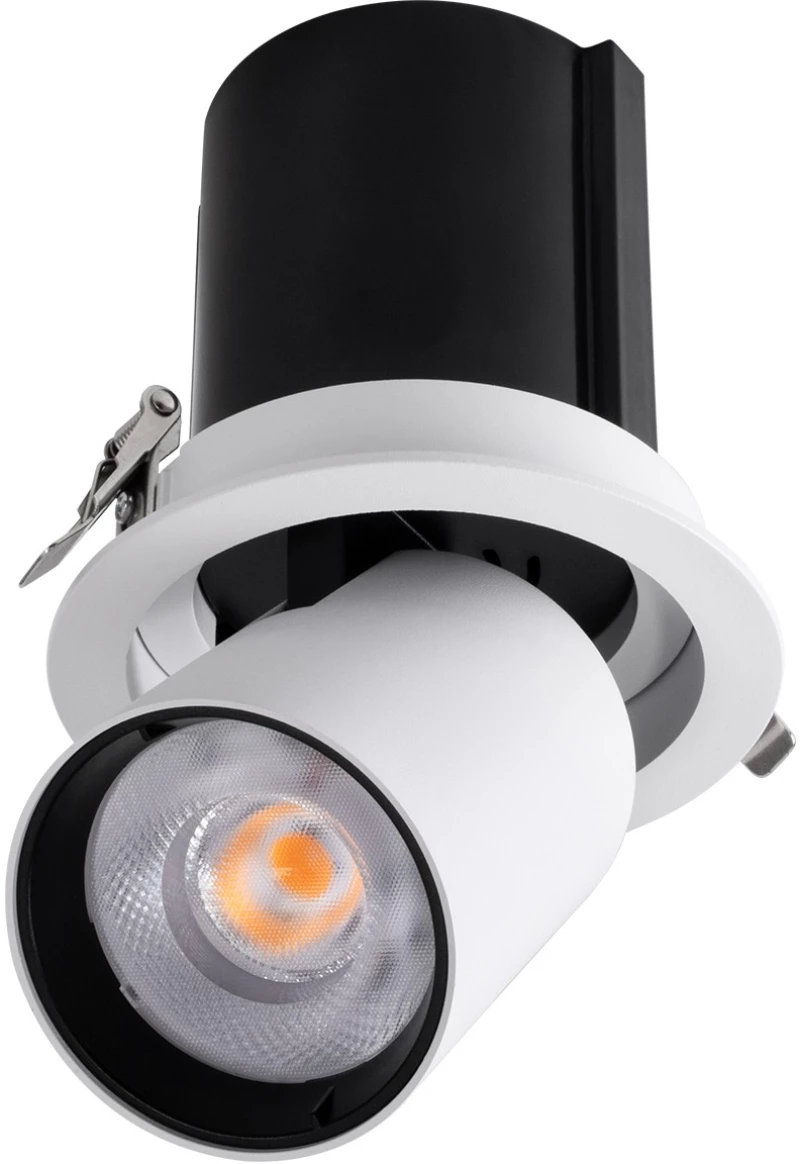 GloboStar VIRGO-B 60311 Χωνευτό LED Spot Downlight Φ13.5cm 20W 36° Στρογγ. - Λευκό - Θερμό 2700K