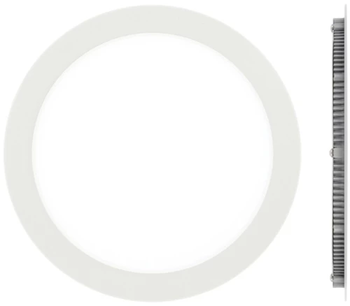 Χωνευτό φωτιστικό led panel, 15w, 4000K, 1.310lm, 115° IP20 ø20x1.5cm, λευκό - Vk ( VK/04049/W/C)