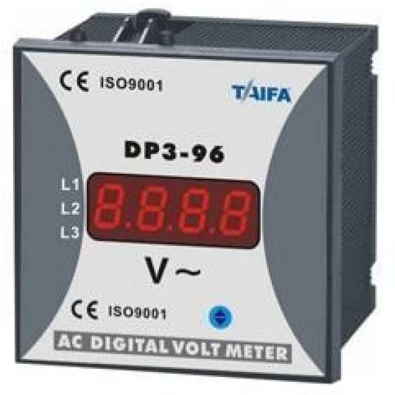 ΒΟΛΤΟΜΕΤΡΟ ΠΙΝΑΚΑ ΨΗΦΙΑΚΟ 96x96 3Φ 0-500V AC (1 ένδειξης) DP3-96-S
