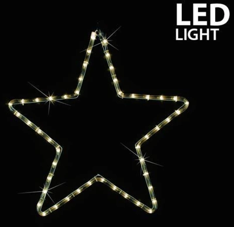 ΑΣΤΕΡΙ ΘΕΡΜΟ ΛΕΥΚΟ LED ΜΕ 1 Μ. ΦΩΤ/ΝΑ, 32X29 ΕΚ. IP44 - (600-20003)