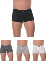 ΠΡΟΣΦΟΡΑ 4 ΑΝΔΡΙΚΑ ΕΦΑΡΜΟΣΤΑ BOXER LIDO UNDERWEAR - ΜΑΥΡΟ/ΑΝΘΡΑΚΙ/ΓΚΡΙ/ΛΕΥΚΟ