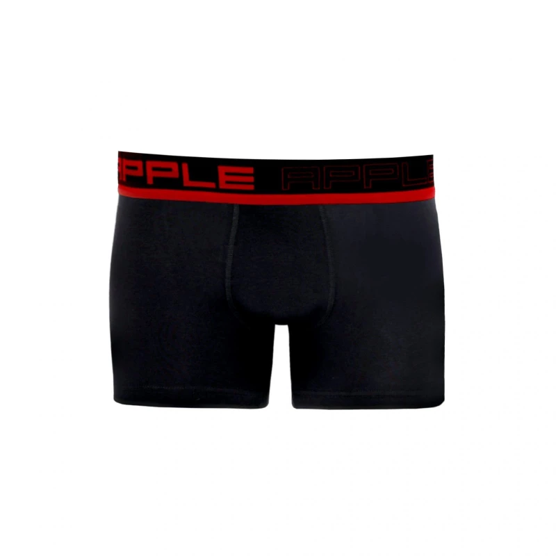 ΑΝΔΡΙΚΟ BOXER APPLE (0110950) - ΜΑΥΡΟ/KOKKINO 90% ΒΑΜΒΑΚΙ