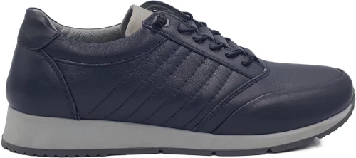 Δερμάτινα Ανατομικά Sneaker - 322 - Μπλέ