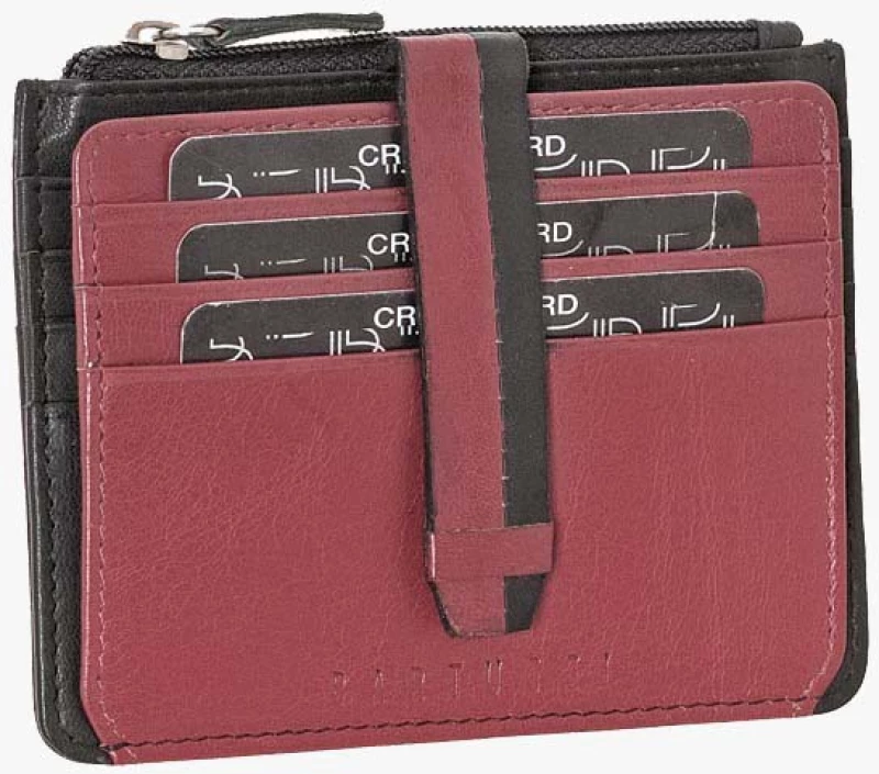 Δερμάτινη καρτοθήκη (521-1094-red)