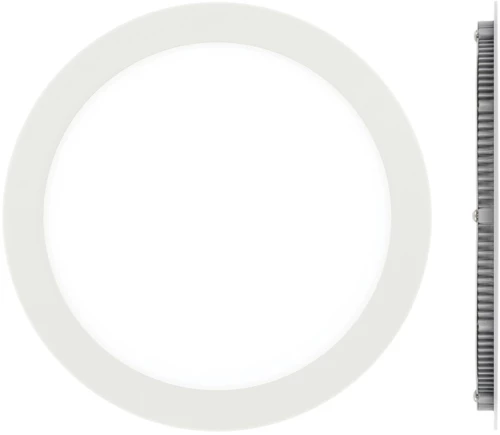 Χωνευτό φωτιστικό led panel, 24w, 4000K, 2050lm, 115° IP20 ø24x1.5cm, λευκό - Vk ( VK/04017/W/C)