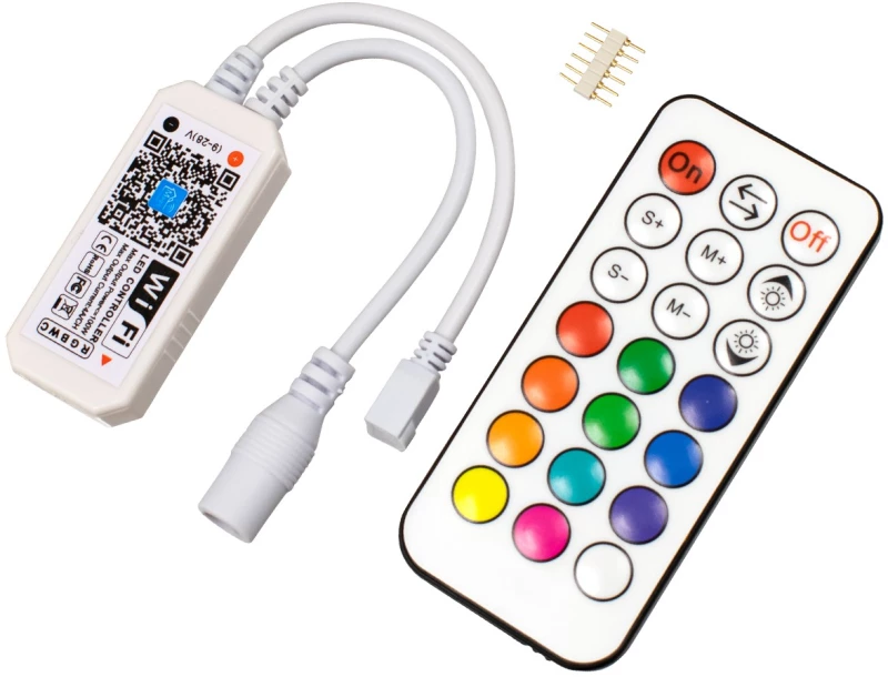GloboStar 73430 Ασύρματος Smart Wi-Fi LED RGBW + WW Controller με Χειριστήριο RF DC 9-28V
