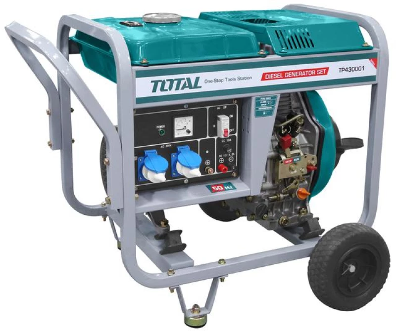 ΓΕΝΝΗΤΡΙΑ ΠΕΤΡΕΛΑΙΟΥ (DIESEL) ΤΡΟΧΗΛΑΤΗ 2800W / TOTAL TP430001