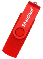 SHANDIAN OTG Micro USB Στικάκι Μνήμης 2.0 (4gb) (Κόκκινο) (OEM)