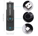 SHANDIAN OTG Micro USB Στικάκι Μνήμης 2.0 (4gb) (Κόκκινο) (OEM)