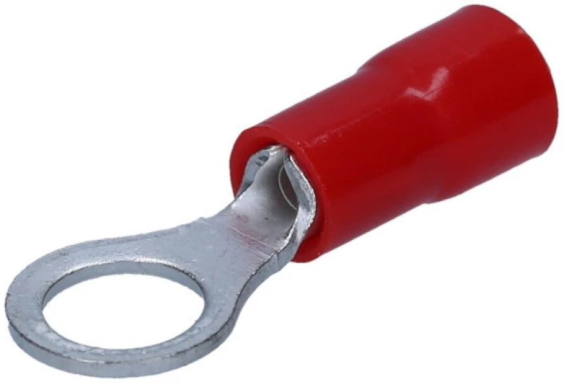 Ακροδέκτης Οπής με Μόνωση (1τμχ) (3.2mm) (Κόκκινο) (OEM)