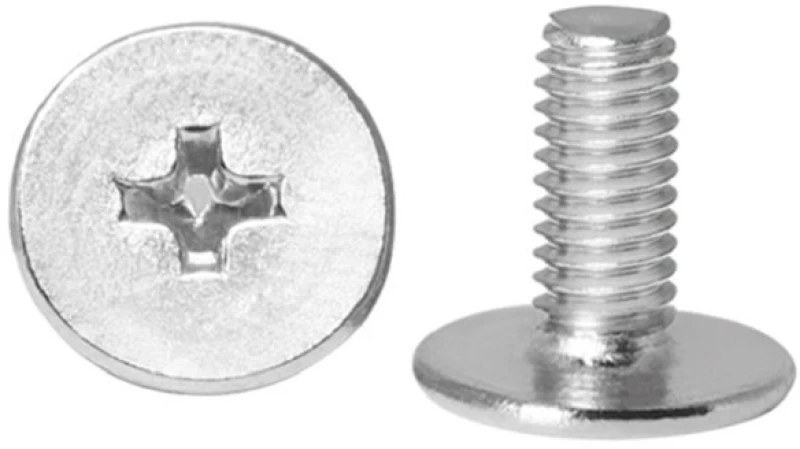 MCSHER  Βίδα για Επισκευή Laptop M2*2mm (Philips Επίπεδη Κεφαλή) (10τμχ) (Ασημί)