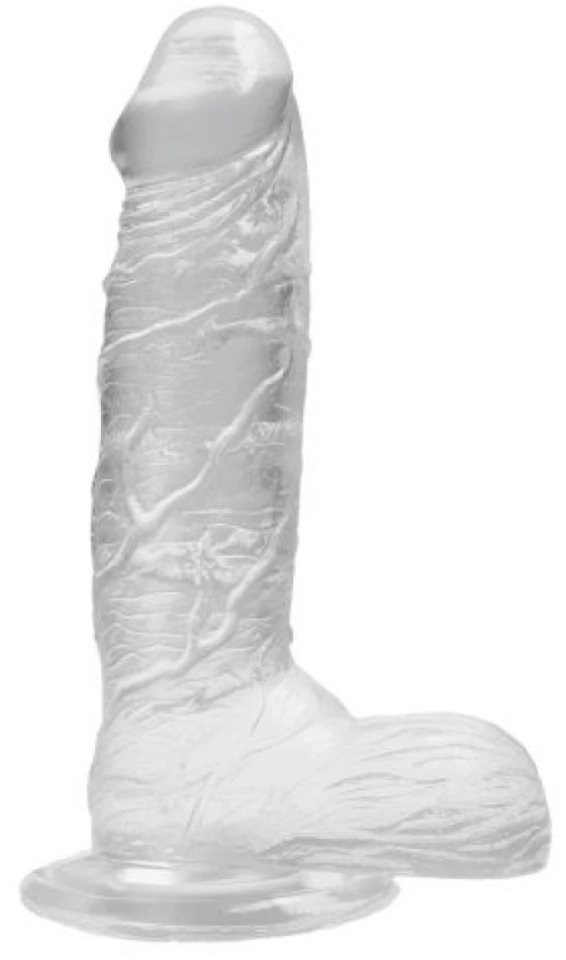 ΟΜΟΙΩΜΑ ΠΕΟΥΣ JELLY DILDO REAL RAPTURE CLEAR 7.5"