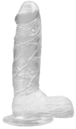 ΟΜΟΙΩΜΑ ΠΕΟΥΣ JELLY DILDO REAL RAPTURE CLEAR 7.5"