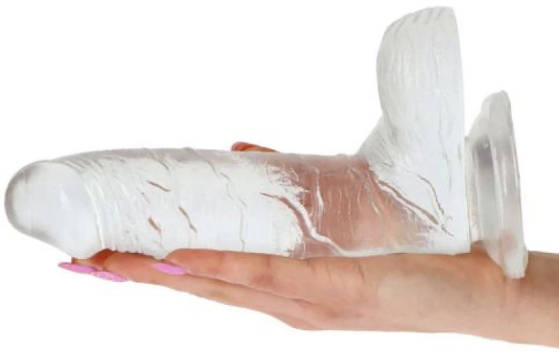 ΟΜΟΙΩΜΑ ΠΕΟΥΣ JELLY DILDO REAL RAPTURE CLEAR 7.5"