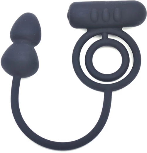 Vibrating Doul Rings with Anal Beads